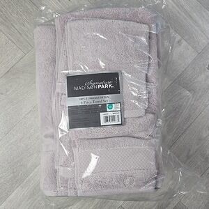 Signature Madison Park 100% Turkish Cotton 6 Piece Towel Set Lavender Mps73-475
